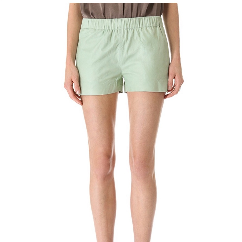 JBrand Lynn Paper Leather Shorts! NEW with TAGS